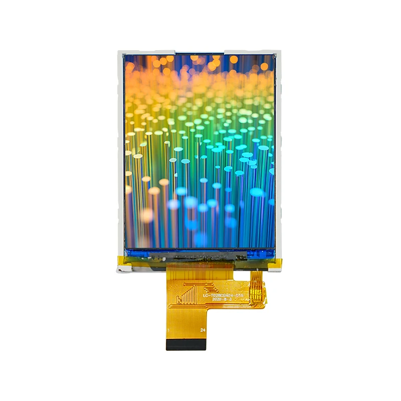 2.4 '' عام طور پر سفید چھوٹے TFT LCD ڈسپلے ماڈیول