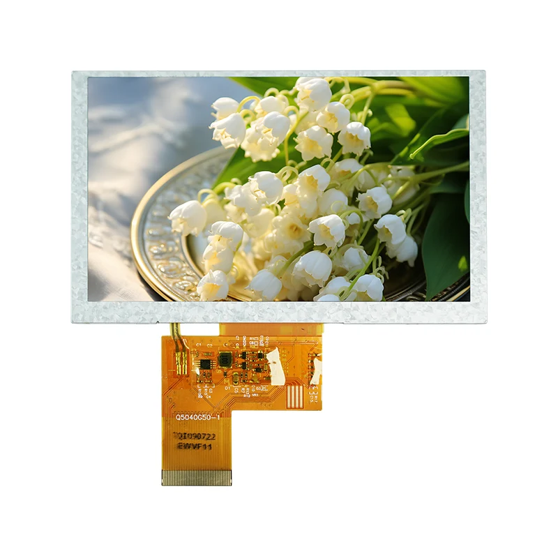 5.0 'عام طور پر سفید رنگ TFT LCD ڈسپلے ماڈیول